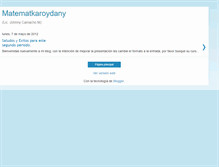 Tablet Screenshot of matematkaroydany.blogspot.com
