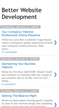 Mobile Screenshot of better-website-development.blogspot.com