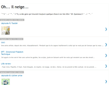 Tablet Screenshot of ohilneige.blogspot.com