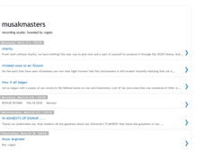 Tablet Screenshot of musakmasters.blogspot.com