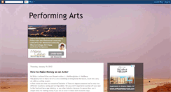 Desktop Screenshot of performingartsbyjj.blogspot.com