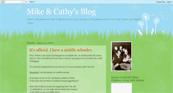 Desktop Screenshot of mikecathysblog.blogspot.com