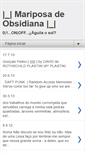 Mobile Screenshot of mariposadeobsidiana.blogspot.com
