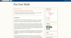 Desktop Screenshot of notjustmath.blogspot.com