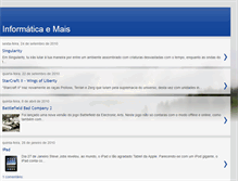 Tablet Screenshot of inforemais.blogspot.com