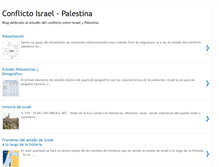 Tablet Screenshot of conflictoisrael-palestina.blogspot.com