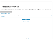 Tablet Screenshot of 13-inch-macbook-case.blogspot.com