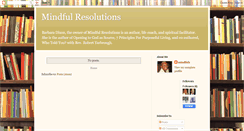Desktop Screenshot of mindfulresolutions.blogspot.com