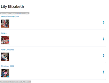 Tablet Screenshot of misslilyelizabeth.blogspot.com