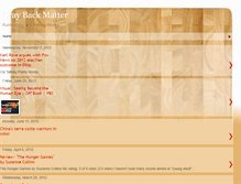 Tablet Screenshot of graybackmatter.blogspot.com