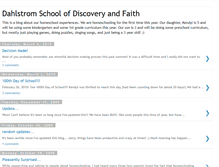 Tablet Screenshot of dahlstromschoolofdiscoveryandfaith.blogspot.com