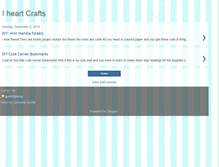 Tablet Screenshot of iheartcrafts.blogspot.com