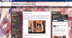 Desktop Screenshot of missmarysscrappinblog.blogspot.com