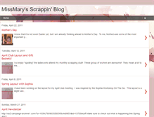 Tablet Screenshot of missmarysscrappinblog.blogspot.com