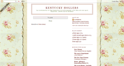 Desktop Screenshot of kentuckyhollers.blogspot.com