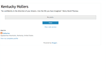 Tablet Screenshot of kentuckyhollers.blogspot.com