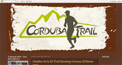 Desktop Screenshot of cordubatrail.blogspot.com