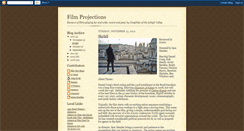 Desktop Screenshot of filmprojections.blogspot.com