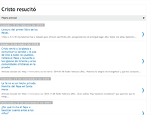 Tablet Screenshot of cristoresucito.blogspot.com