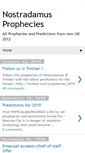Mobile Screenshot of nostradamus-prophecies.blogspot.com