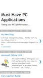 Mobile Screenshot of musthavepcapplications.blogspot.com