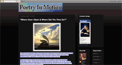 Desktop Screenshot of geriahearnspoetryinmotion.blogspot.com