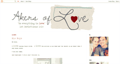 Desktop Screenshot of akersoflove.blogspot.com