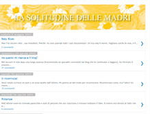 Tablet Screenshot of lasolitudinedellemadri.blogspot.com