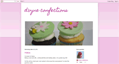 Desktop Screenshot of dvyneconfections.blogspot.com
