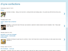 Tablet Screenshot of dvyneconfections.blogspot.com