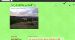 Desktop Screenshot of bayramicyenikoy.blogspot.com