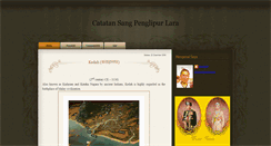 Desktop Screenshot of kerajaan-melayu.blogspot.com