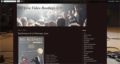 Desktop Screenshot of livevideobootlegs.blogspot.com