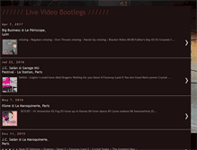 Tablet Screenshot of livevideobootlegs.blogspot.com