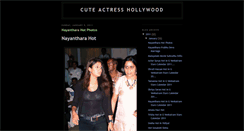 Desktop Screenshot of cuteactresshollywood.blogspot.com