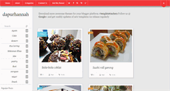 Desktop Screenshot of dapurhannah.blogspot.com