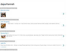 Tablet Screenshot of dapurhannah.blogspot.com