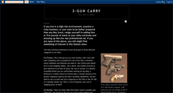 Desktop Screenshot of 3guncarry.blogspot.com