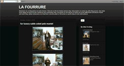 Desktop Screenshot of lafourrure.blogspot.com