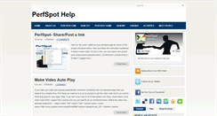 Desktop Screenshot of perfspot-help.blogspot.com