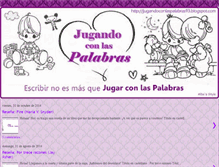 Tablet Screenshot of jugandoconlaspalabras93.blogspot.com