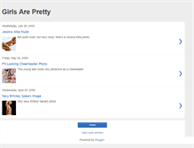 Tablet Screenshot of girlsarepretty.blogspot.com
