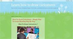 Desktop Screenshot of howtodrawcaricaturess.blogspot.com