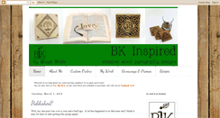 Desktop Screenshot of bkinspired.blogspot.com