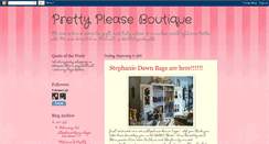 Desktop Screenshot of prettypleasesd.blogspot.com