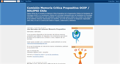 Desktop Screenshot of comisionmemoriacritica.blogspot.com