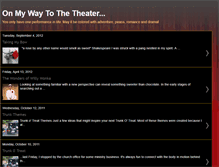 Tablet Screenshot of onmywaytothetheater.blogspot.com