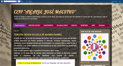 Desktop Screenshot of ceipjosemaestro.blogspot.com