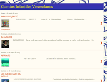 Tablet Screenshot of cuentosinfantilesvenezolanos.blogspot.com