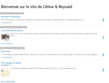 Tablet Screenshot of celine-et-reynald.blogspot.com